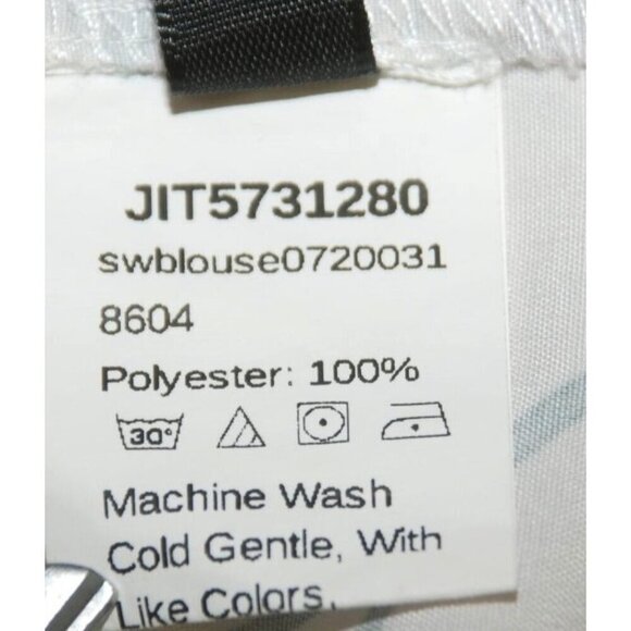 Shein Women's White Hawaiian Beach Blouse Top Plus Size 2X Sleeveless Lace Upper - Picture 12 of 12